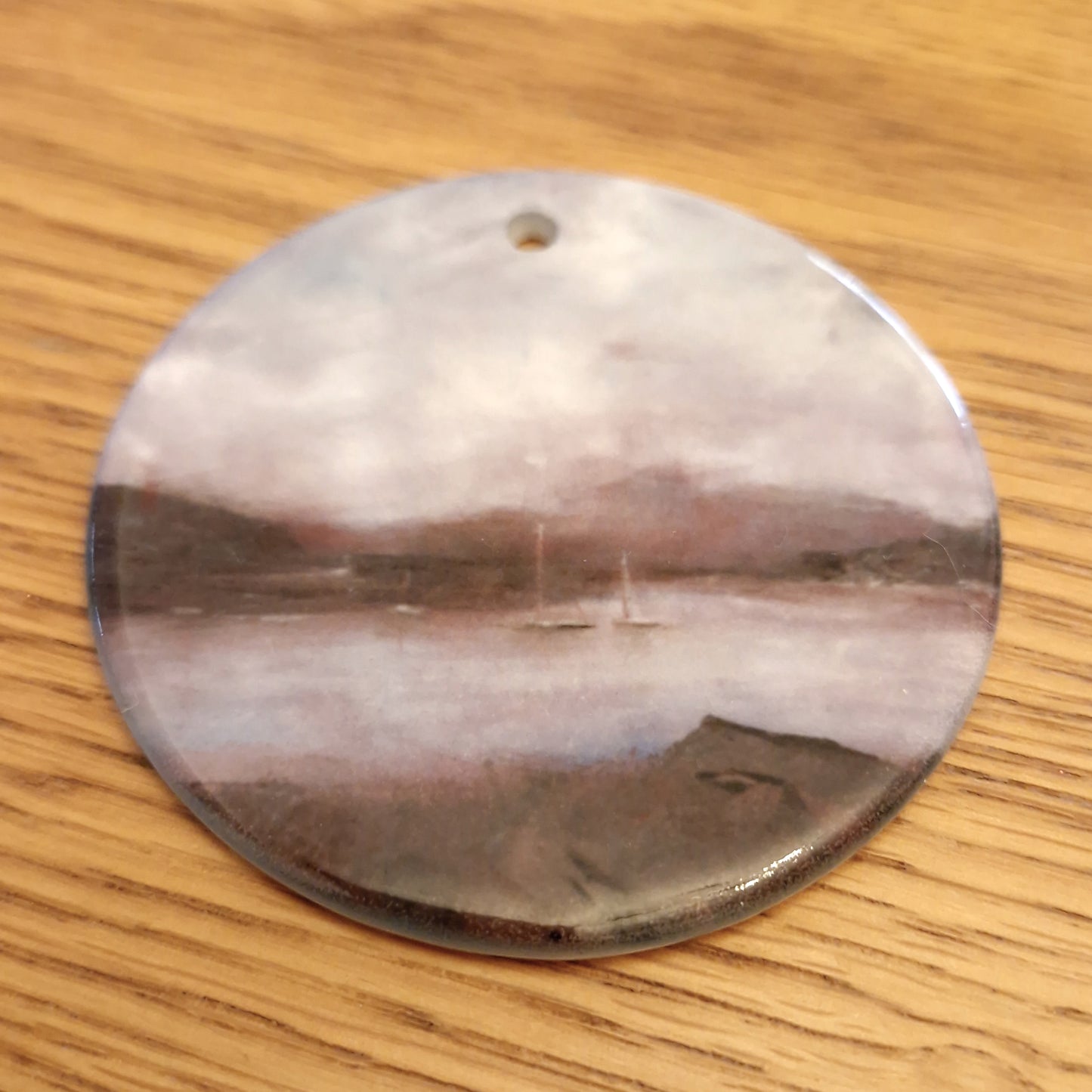 Millport Dusk - The Eileans and Beyond - Hanging Ornament