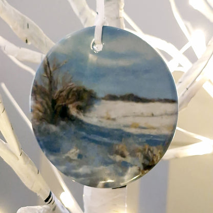 A Winter Walk I - Hanging Ornament