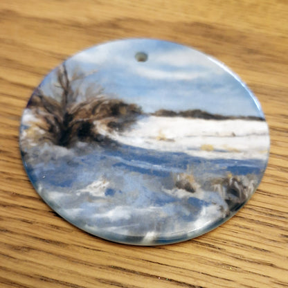 A Winter Walk I - Hanging Ornament