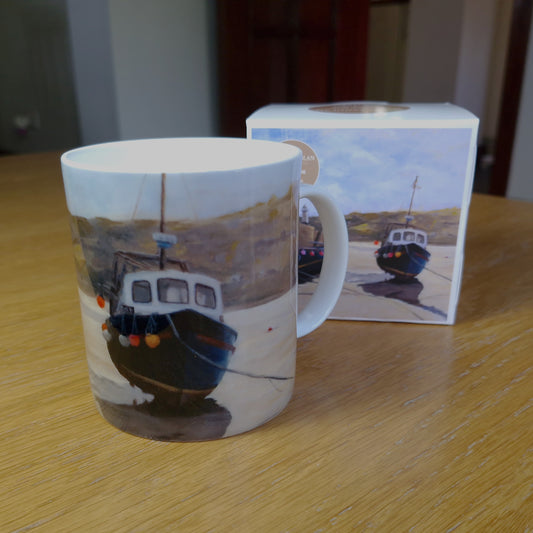 Low Tide, St Ives - Large 15oz Bone China Mug