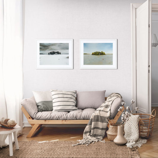 Stora Blingrund Diptych