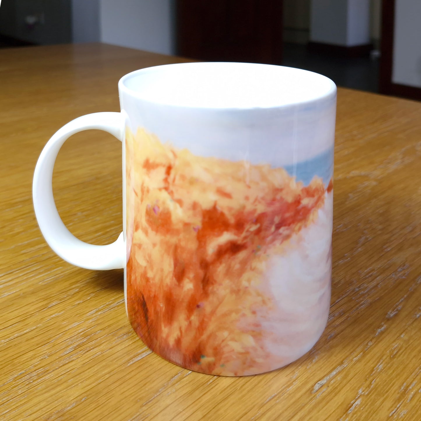 Thorntonloch Beach - Large 15oz Bone China Mug