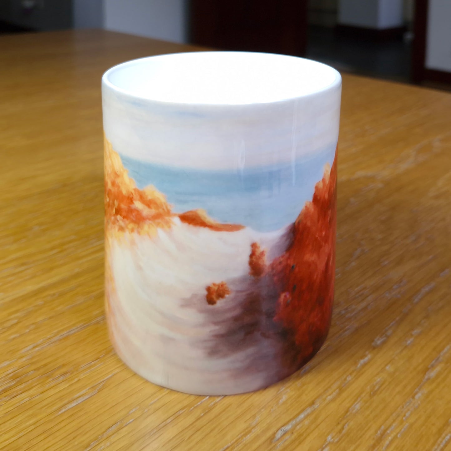 Thorntonloch Beach - Large 15oz Bone China Mug