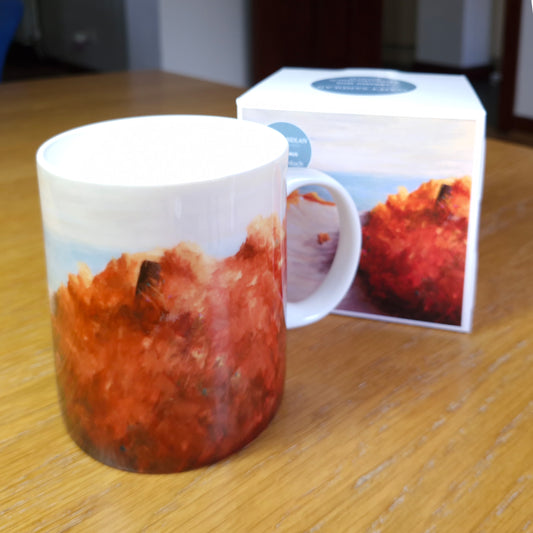 Thorntonloch Beach - Large 15oz Bone China Mug